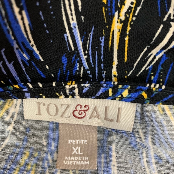 Roz & Ali Twist neck Tank Top , Size XL - Picture 4 of 5
